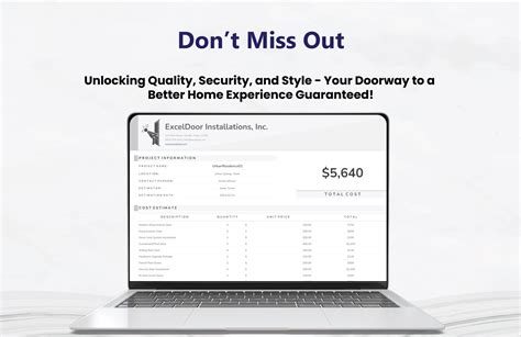 Screen Door Installation Estimate