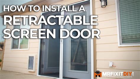Screen Door Replacement Installation