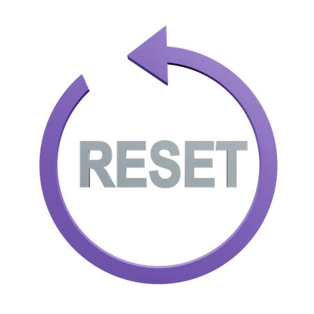 Screen Icon Reset