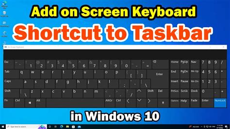 Screen Keyboard Shortcut Key
