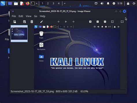 Screen Linux Menu