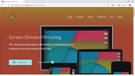 screen mirroring app laptop to tv download