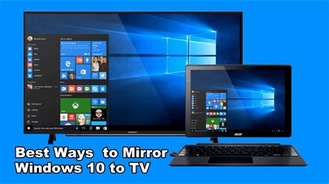 screen mirroring laptop to tv windows 10