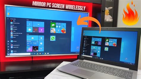 screen mirroring laptop to tv wireless
