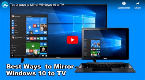 screen mirroring windows 10 to vizio smart tv