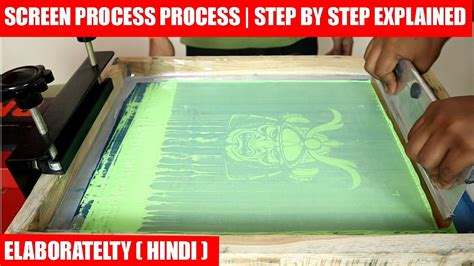 Screen Printing Process Pdf In Hindi