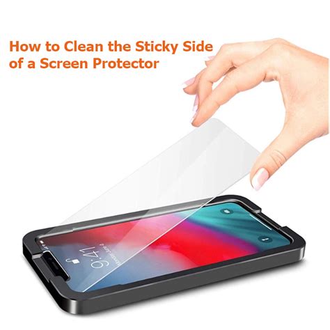 Screen Protector Dust On Sticky Side