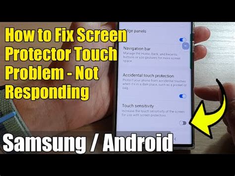 Screen Protector Not Responding To Touch