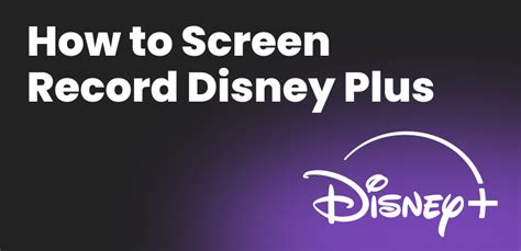 screen record disney plus