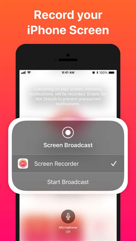 Screen Recorder For Iphone App