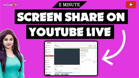 screen share live stream youtube