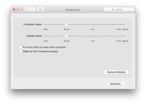 Screen Sleep Osx