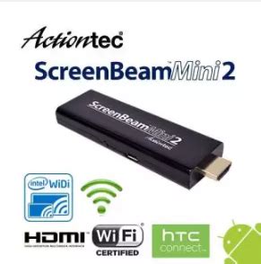 Actiontec ScreenBeam Mini 2 Mobile Wireless Display Reciever Preowned