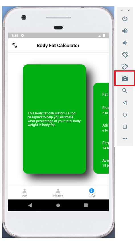 Screenshot Android Device Frame