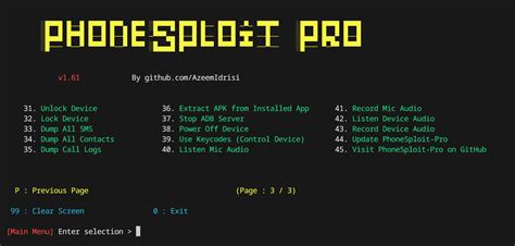 Screenshot Meterpreter Android