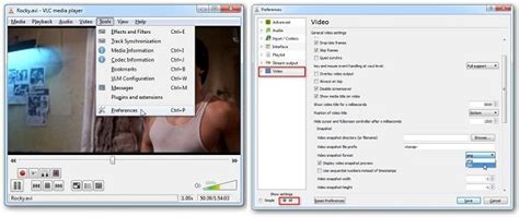 VLC Media Player Take a Snapshot or Screenshot • About Device