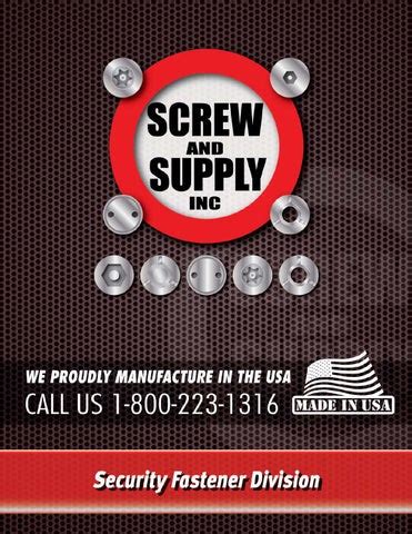 screw and supply inc