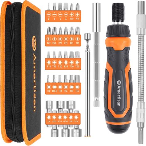 Screwdriver Ratchet Bit Set