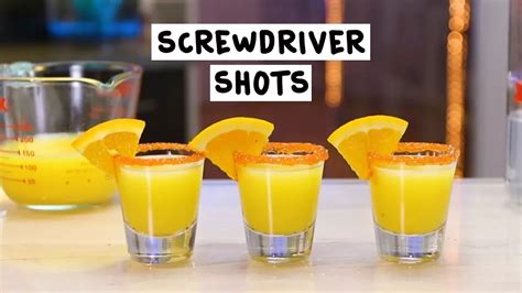Screwdriver Shot Recipe