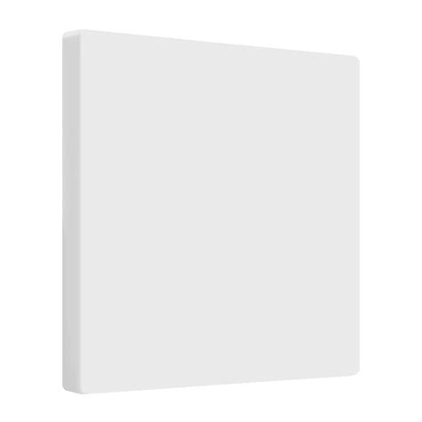Screwless Blank Wall Plate
