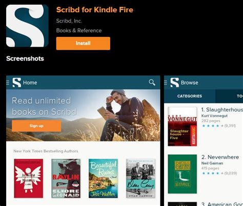 scribd app for amazon fire tablet
