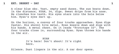 script description examples