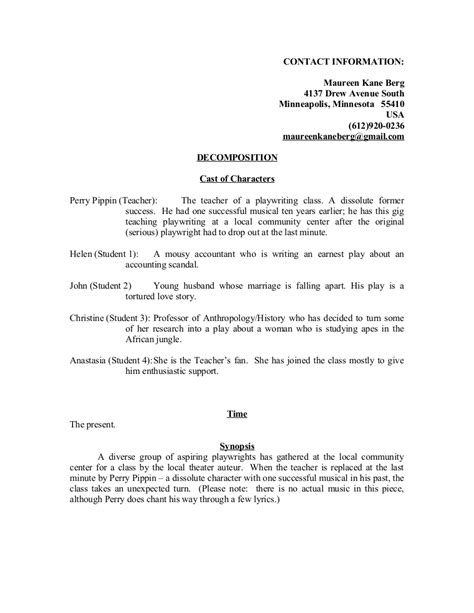 script examples for students in english