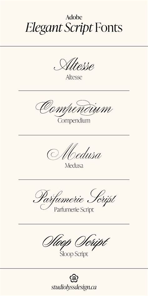 Script Fonts In Adobe