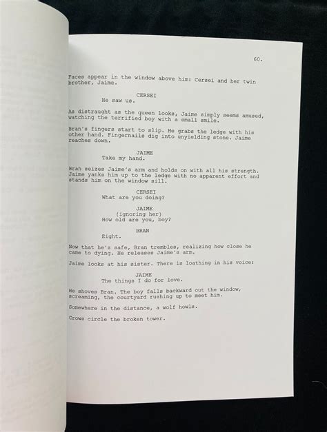 Script Game Of Thrones