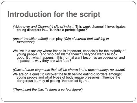 script introduction example