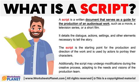 script meaning in english