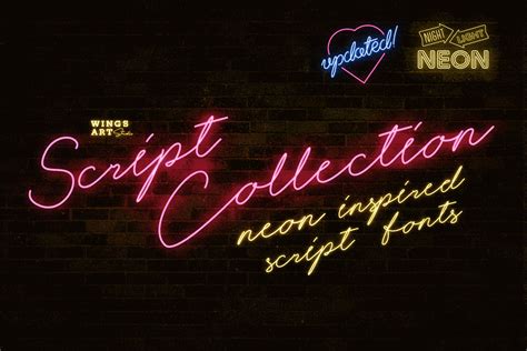 Script Neon Fonts