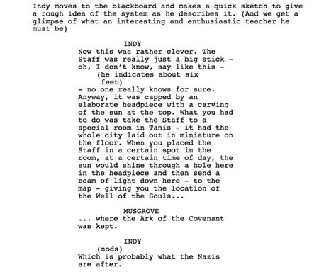 script sample film