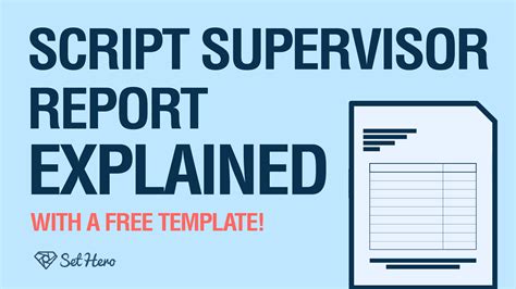 Script Supervisor Description