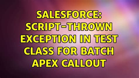 Script Thrown Exception Test Class