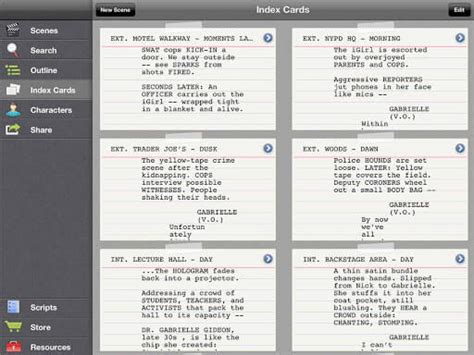 script writing apps for mac