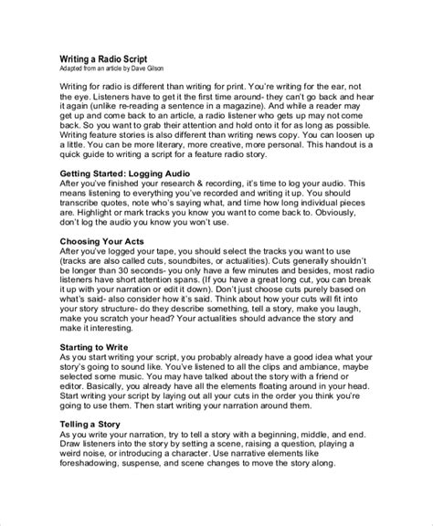 Script Writing Sample