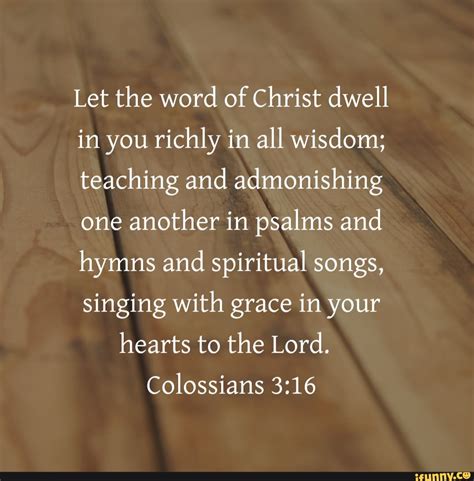 scripture about admonishing one another