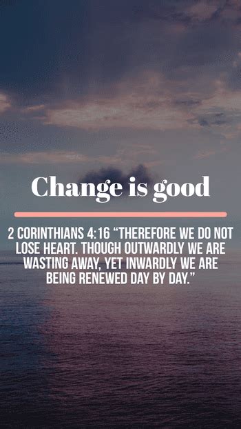 scripture about changing