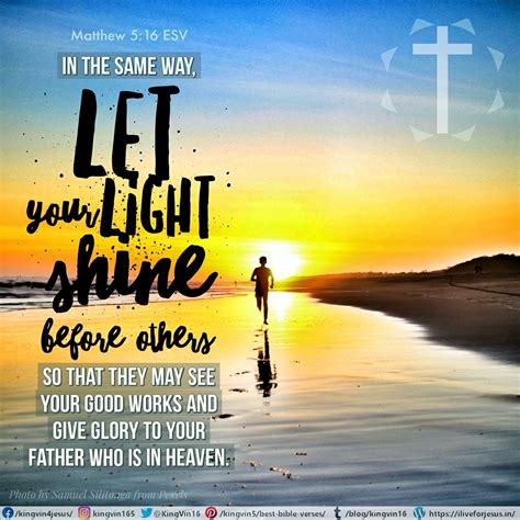 scripture about light shining