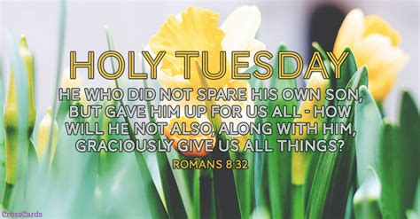 scripture for tuesday of holy week
