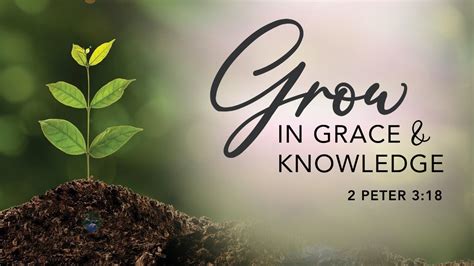 scripture grow in grace and knowledge