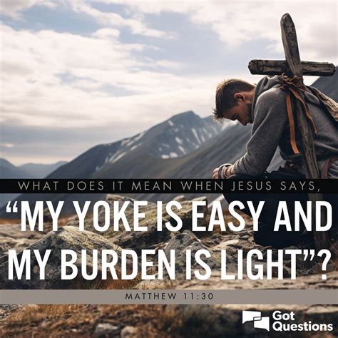 Scripture Jesus Yoke Is Light