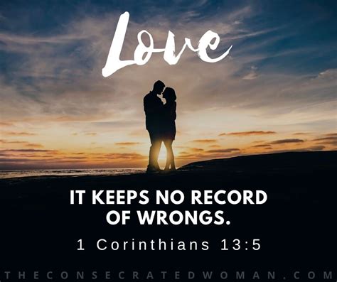 scripture love keeps no record of wrongs