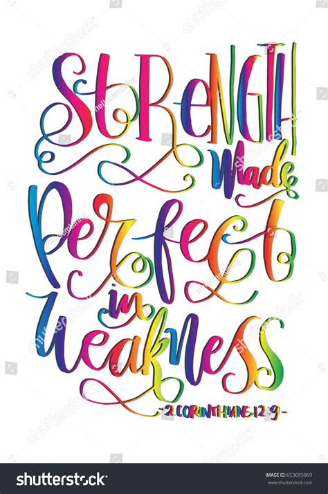 scripture made perfect in weakness