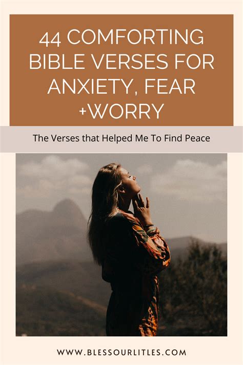scripture on anxiety and fear