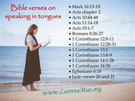 scripture on speaking in tongues and praying