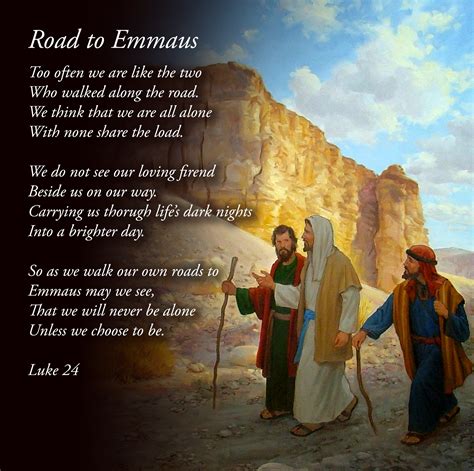 scripture on the road to emmaus