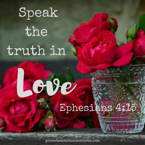 scripture speak the truth in love