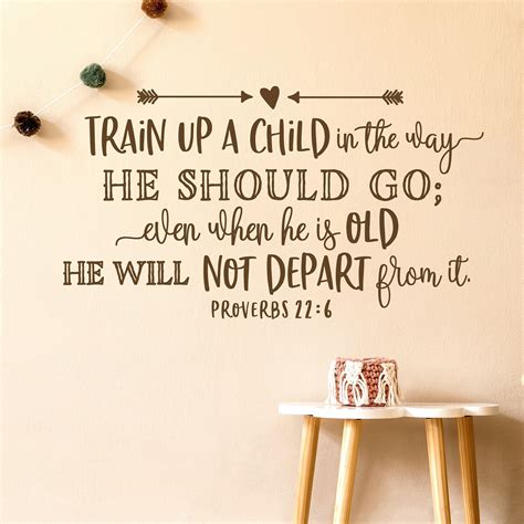 scripture train a child in the way they should go